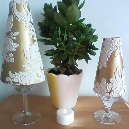 Dekoidee: Tischlampe basteln