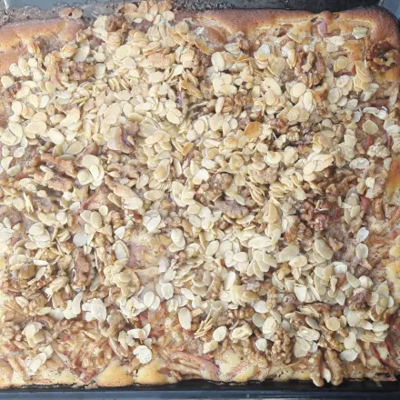 Apfel-Mandel-Walnuss-Kuchen
