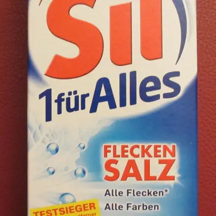 "Sil 1-für-Alles-Flecken-Salz" - genialer Universal-Fleckentferner