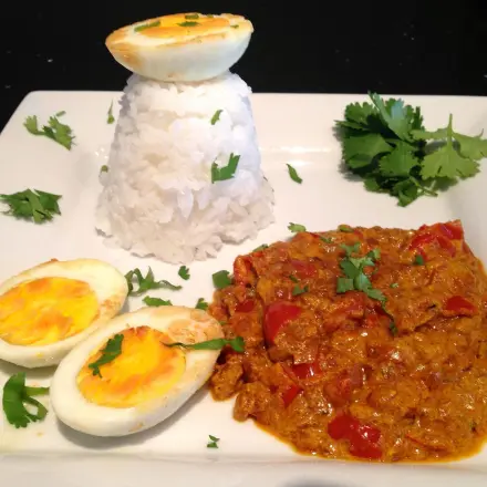 Indisches Zwiebel-Curry - Vegetarisch