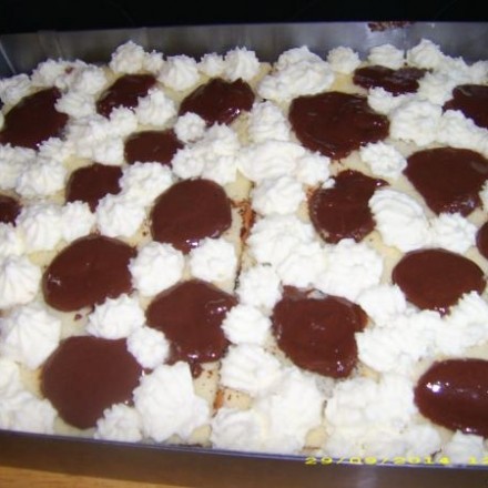 Muh-Muh-Kuchen - Marmorkuchen mit Cremefüllung