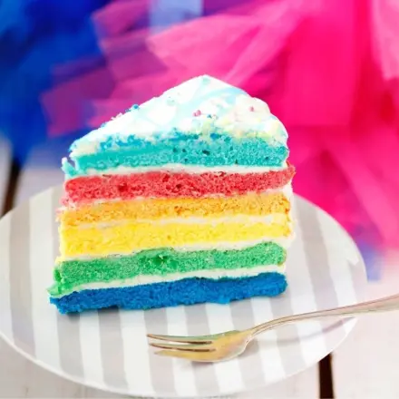 Regenbogenkuchen