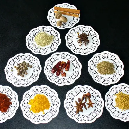 Würzmischungen für internationale Gerichte