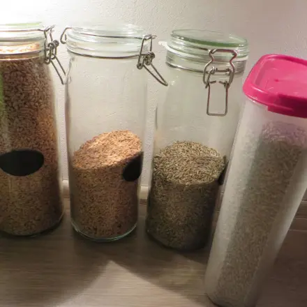 Hochwertiges Mehl und Getreide - teilen und sparen