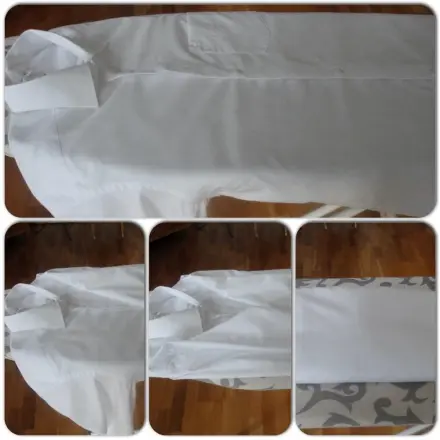 Hemd oder Bluse für Koffer und Schrank falten