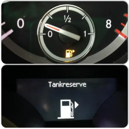 Wissen, auf welcher Seite der Tankdeckel ist