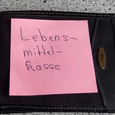 Lebensmittelkasse in Wohngemeinschaften oder Beziehungen