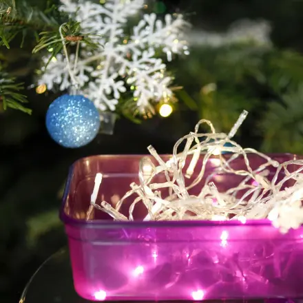 Lichterketten sicher verstauen