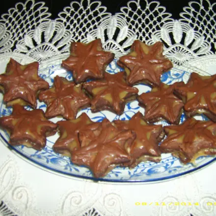 Schoko-Karamell-Plätzchen