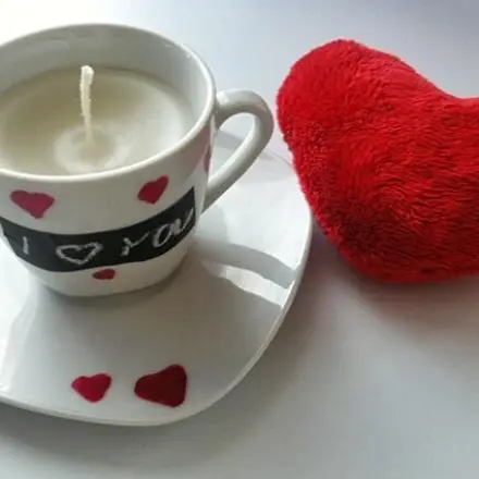 Kerzentasse - Kerze in der Tasse