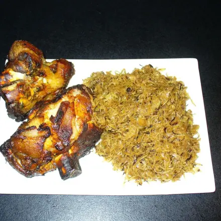 Knusprige zarte Grillhaxe