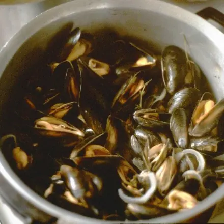 Miesmuschelgericht - Mouclade nach Art der Ile de Re