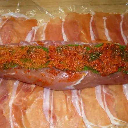 Schweinefilet im Schinkenmantel