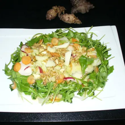 Winterlicher Topinambursalat