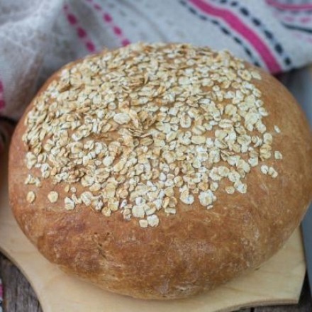 Haferflocken-Quark-Brot - wenn Weizen ein Tabu ist