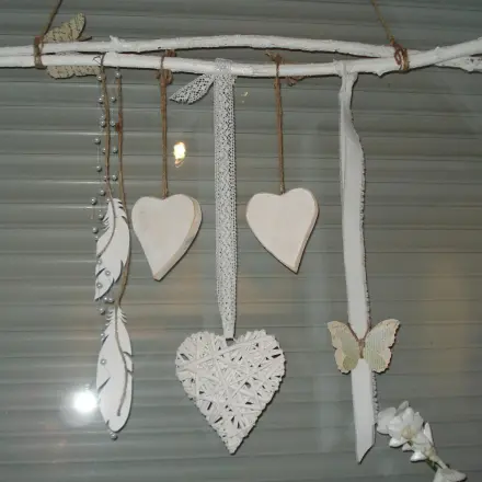 Shabby chic Fensterdeko