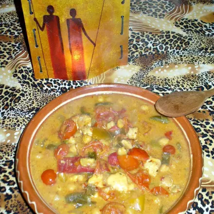 Tomatensuppe nach afrikanischer Art