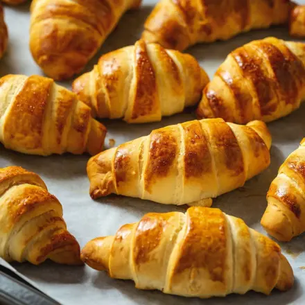 Leckere luftige Croissants selber machen