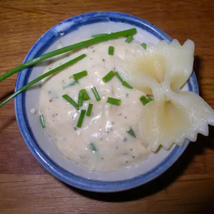 Leichte Salatcreme - Mandel-Mayonnaise - für die Singleküche