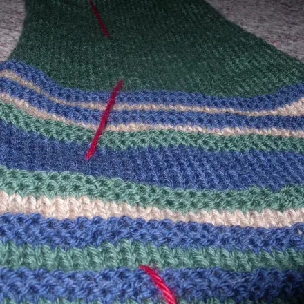 Psychologischer Trick beim Stricken