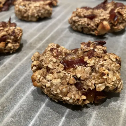 Haferflocken-Bananen-Kekse - vegan, gesund und lecker