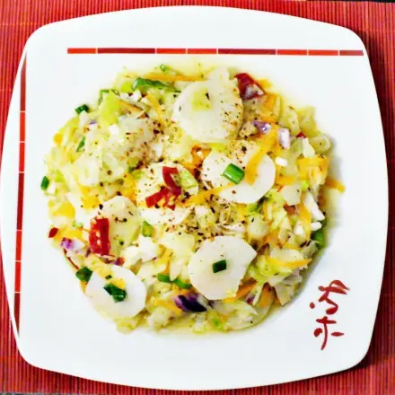 Kimchi nach europäischer Art mit Weißkohl