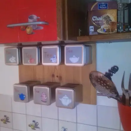 Teedosenregal für Tee und Kaffeepads
