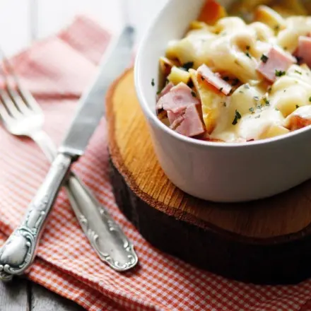 Kartoffelpfanne mit Schinken