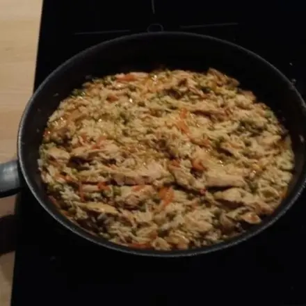 Leckere Reispfanne