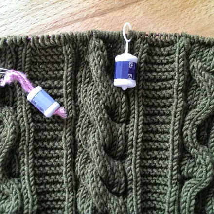 Stricken: Zöpfe ohne Stift und Papier markieren