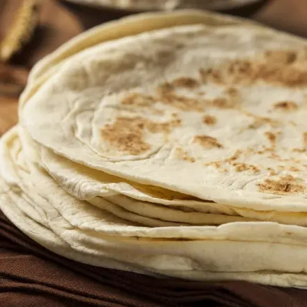 Tortilla Wraps für Flammkuchen verwenden