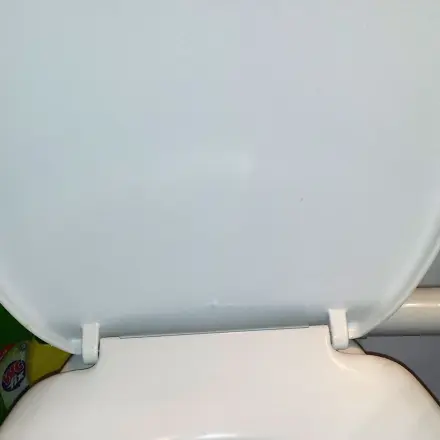 Schwer zugängliche Bereiche am WC