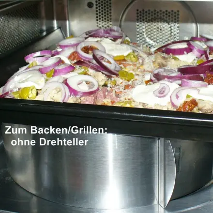 Mikrowelle mit großem Garraum effizienter nutzen