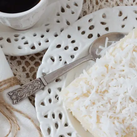 Luftkuchen mit Kokos