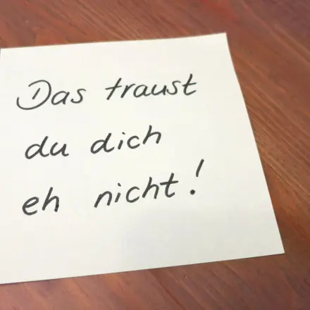 Bürospiel: Traust du dich eh nicht!