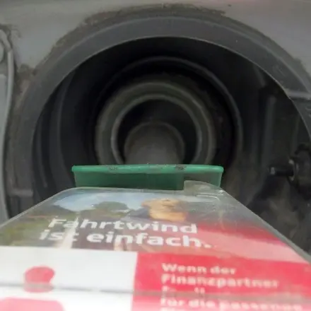 Spritsparende Fahrweise mit halbvollem Tank