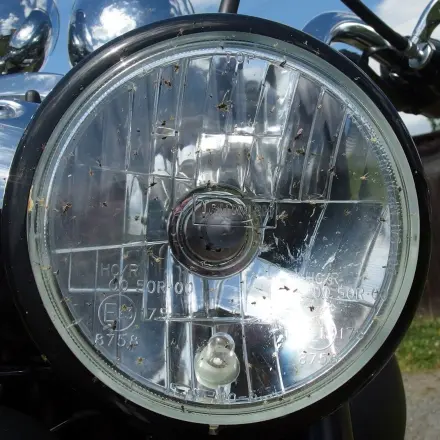 Mückenfriedhof auf dem Motorrad mit Backpulver beseitigen