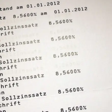 Baufinanzierung, bitte auf den Gesamteffektivzins achten