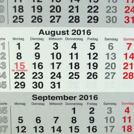 Teure Kalender sparen