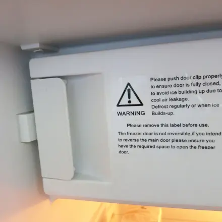 Gefrierfachklappe abgebrochen, einfachste Hilfe