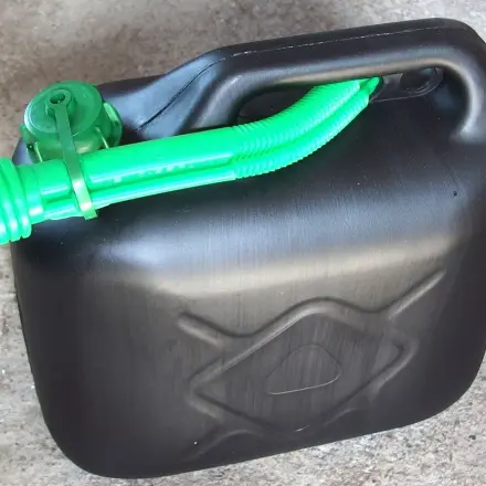 Benzintank leer