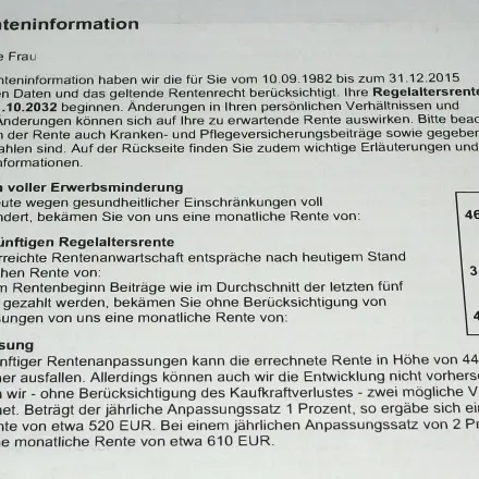Rentenkonto rechtzeitig prüfen