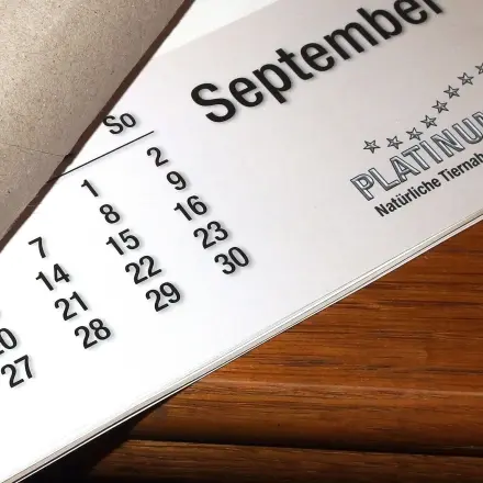 Kalenderpappen weitergeben