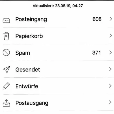 E-Mail-Adresse als Online-Archiv
