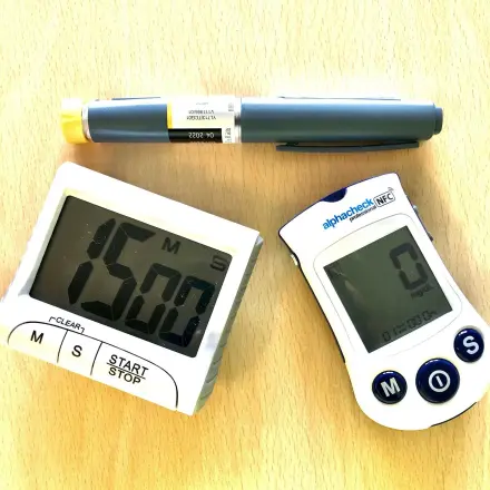 Digitale Eieruhr für Diabetiker