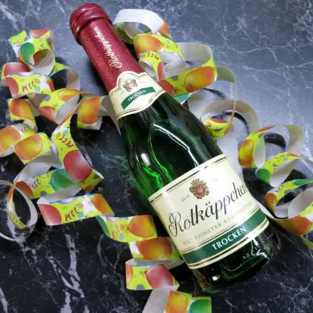 Damit der Sektkorken auch wirklich knallt