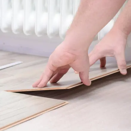 Klicklaminat alleine verlegen