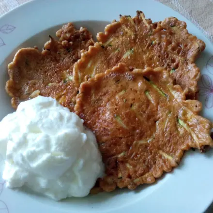 Zucchini-Puffer naturell