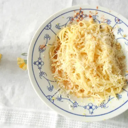 Scharfe Zitronenspaghetti