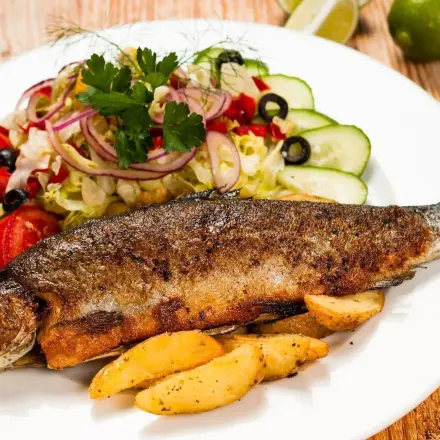 Forelle Müllerin panieren mit Haferflocken